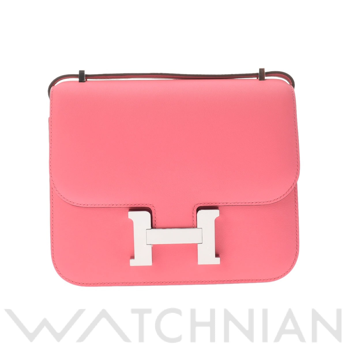 エルメス コンスタンス ミニ 18 ミロワール ローズアザレ/パラジウム金具 ヴォースイフト レディース バッグ 【新品】【bag】