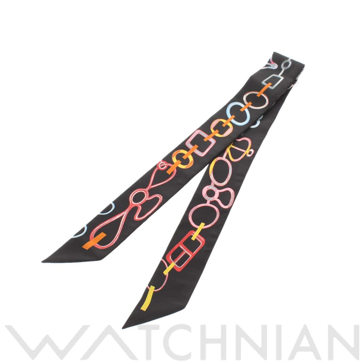 エルメス / HERMES ツイリー DO RE BOUCLES ノワール/ローズ/マルチカラー 063951S シルク100％ レディース 【新品】【other】