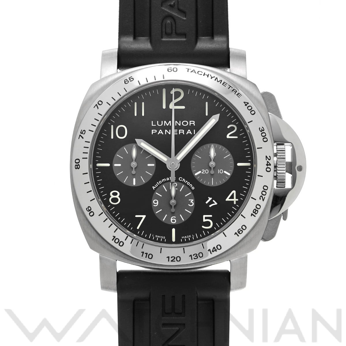 パネライ / PANERAI ルミノール クロノ モンテグラッパ PAM00162 ブラック/グレー メンズ 時計 【中古】【wristwatch】