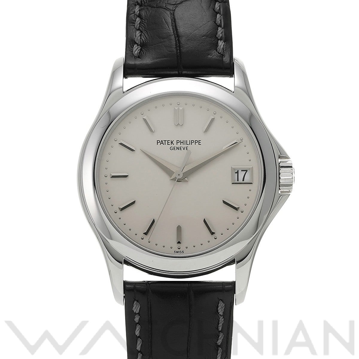 パテック フィリップ カラトラバ 5107G-001 シルバー メンズ 時計 【中古】【wristwatch】