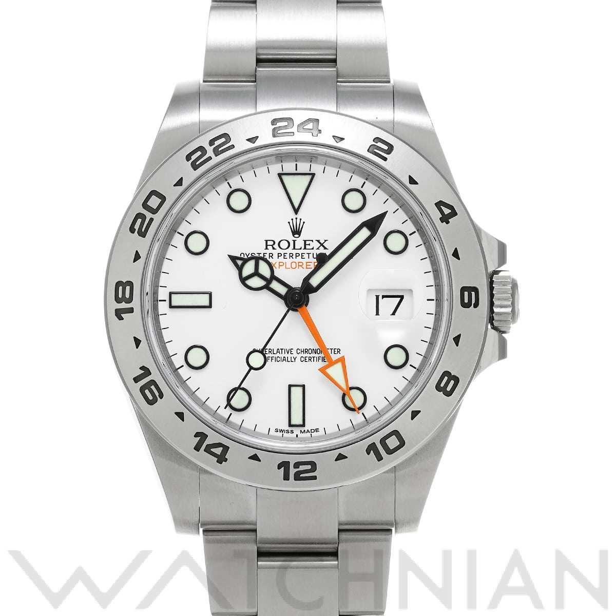 ロレックス エクスプローラーII 216570 ホワイト メンズ 時計 【中古】【wristwatch】