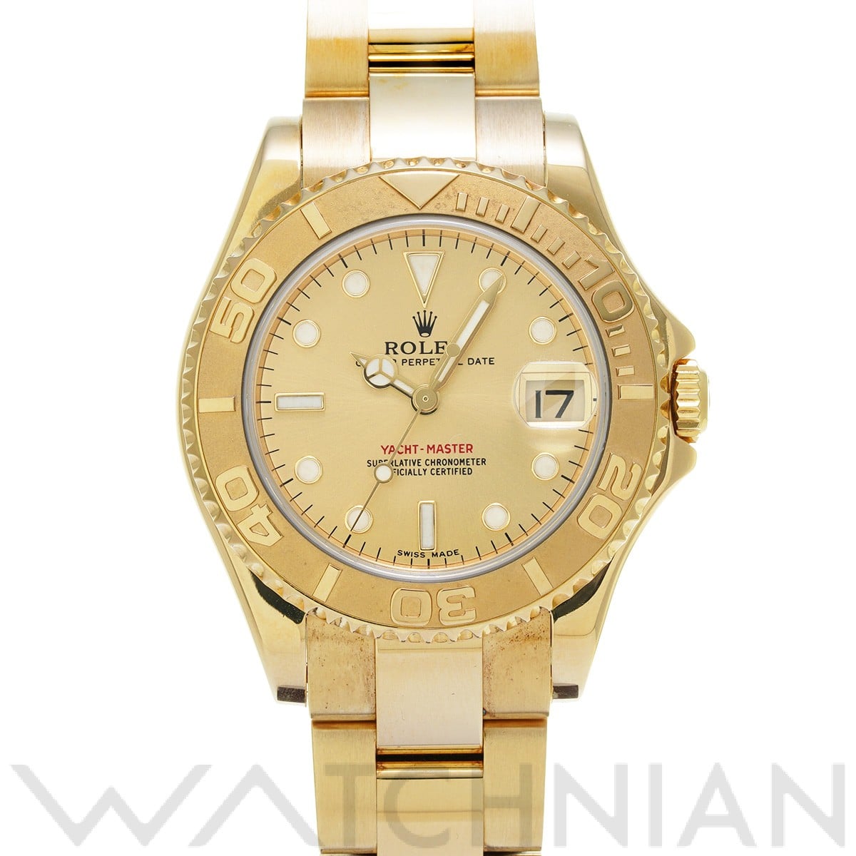 ロレックス / ROLEX ヨットマスター 34 168628 シャンパン ユニセックス 時計 【中古】【wristwatch】
