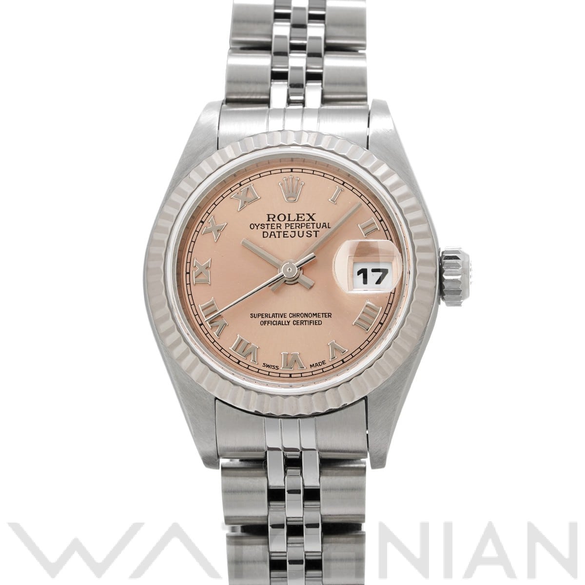 ロレックス デイトジャスト 79174 ピンク レディース 時計 【中古】【wristwatch】