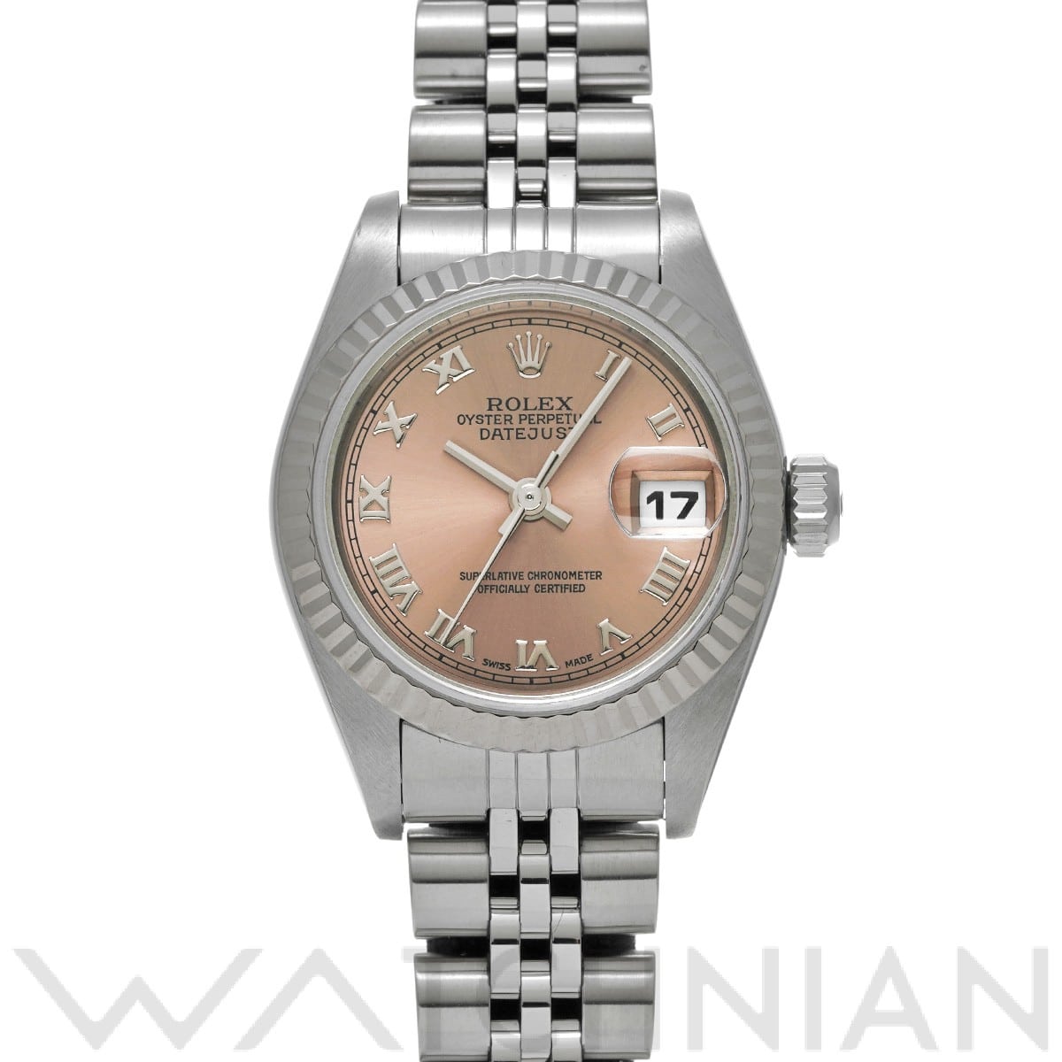 ロレックス デイトジャスト 79174 ピンク レディース 時計 【中古】【wristwatch】