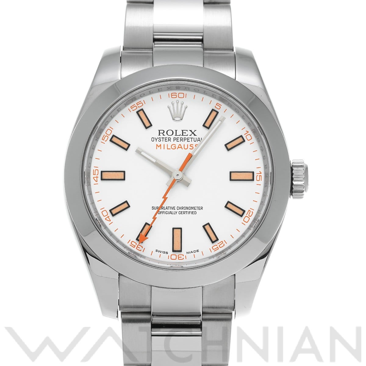 ロレックス / ROLEX ミルガウス 116400 ホワイト メンズ 時計 【中古】【wristwatch】