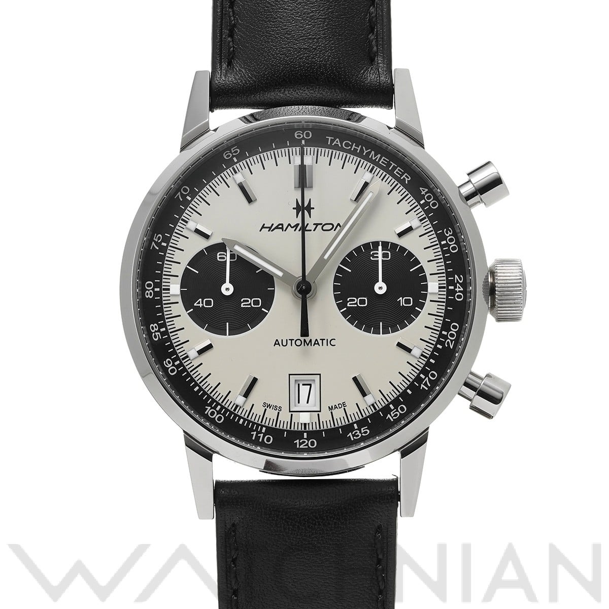 ハミルトン / HAMILTON アメリカン クラシック イントラマティック オート クロノ H38416711 ホワイト/ブラック メンズ 時計 【中古】【wristwatch】