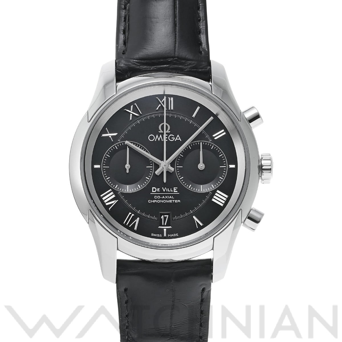 オメガ / OMEGA デ・ヴィル アワービジョン コーアクシャル クロノグラフ 431.13.42.51.01.001 ブラック メンズ 時計 【中古】【wristwatch】