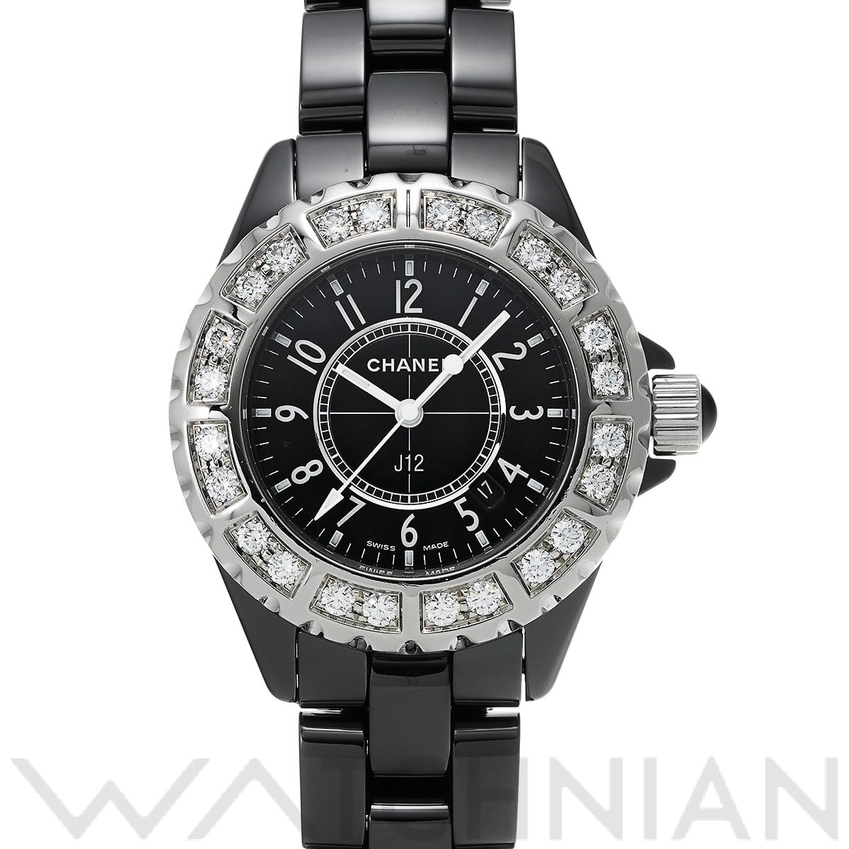 シャネル / CHANEL J12 33MM H1173 ブラック レディース 時計 【中古】【wristwatch】
