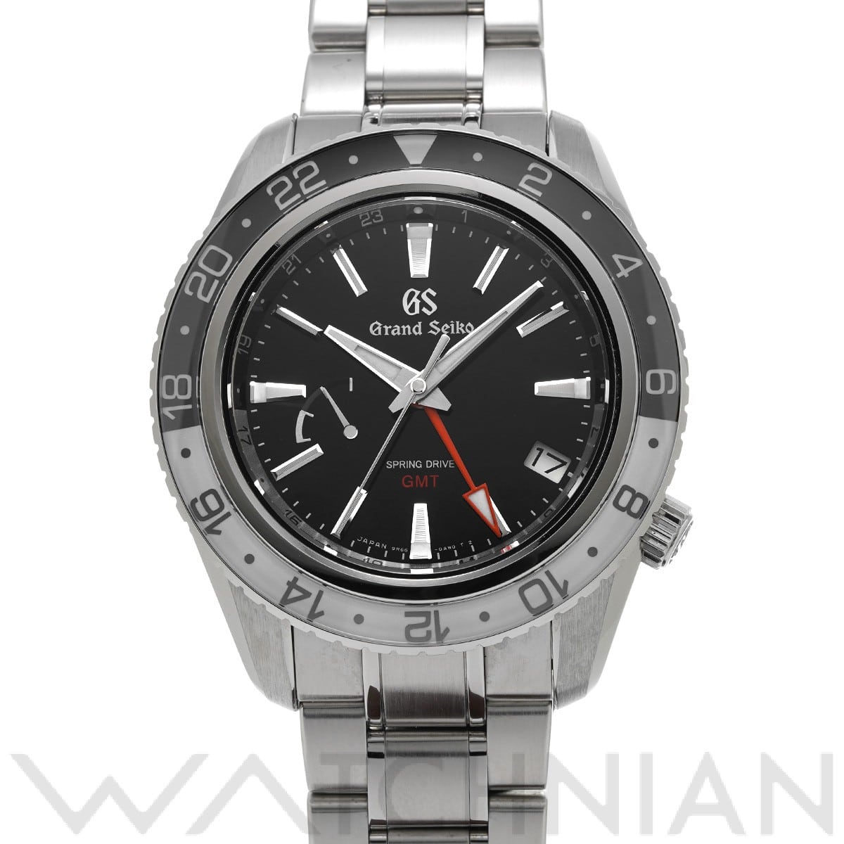 グランドセイコー スポーツコレクション スプリングドライブ GMT SBGE277 ブラック メンズ 時計 【中古】【wristwatch】