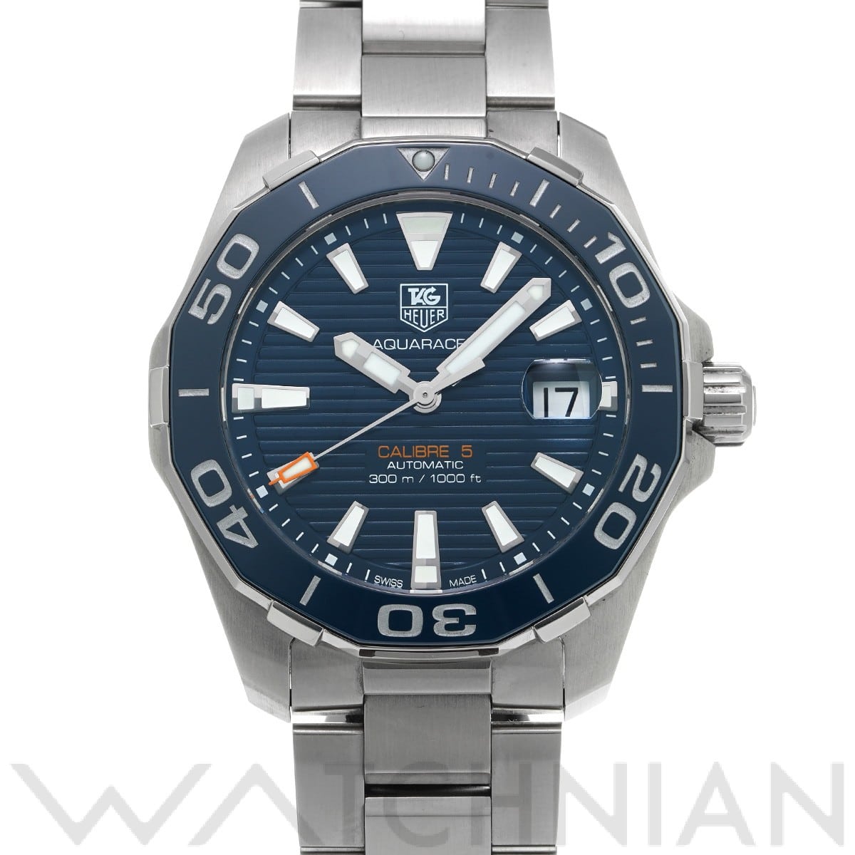 タグ ホイヤー / TAG HEUER アクアレーサー キャリバー5 WAY211C.BA0928 ブルー メンズ 時計 【中古】【wristwatch】