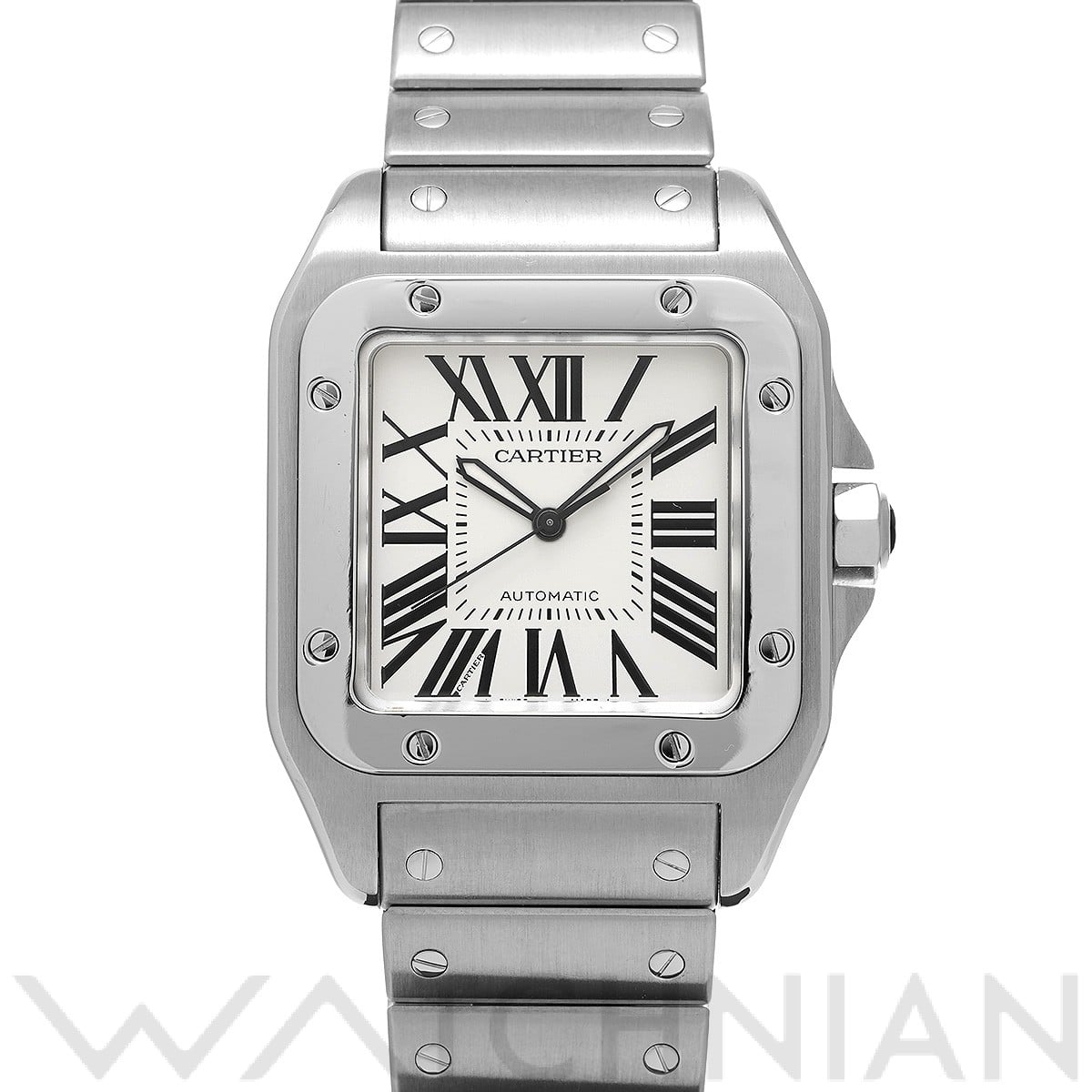 カルティエ / CARTIER サントス 100 LM W200737G シルバー メンズ 時計 【中古】【wristwatch】