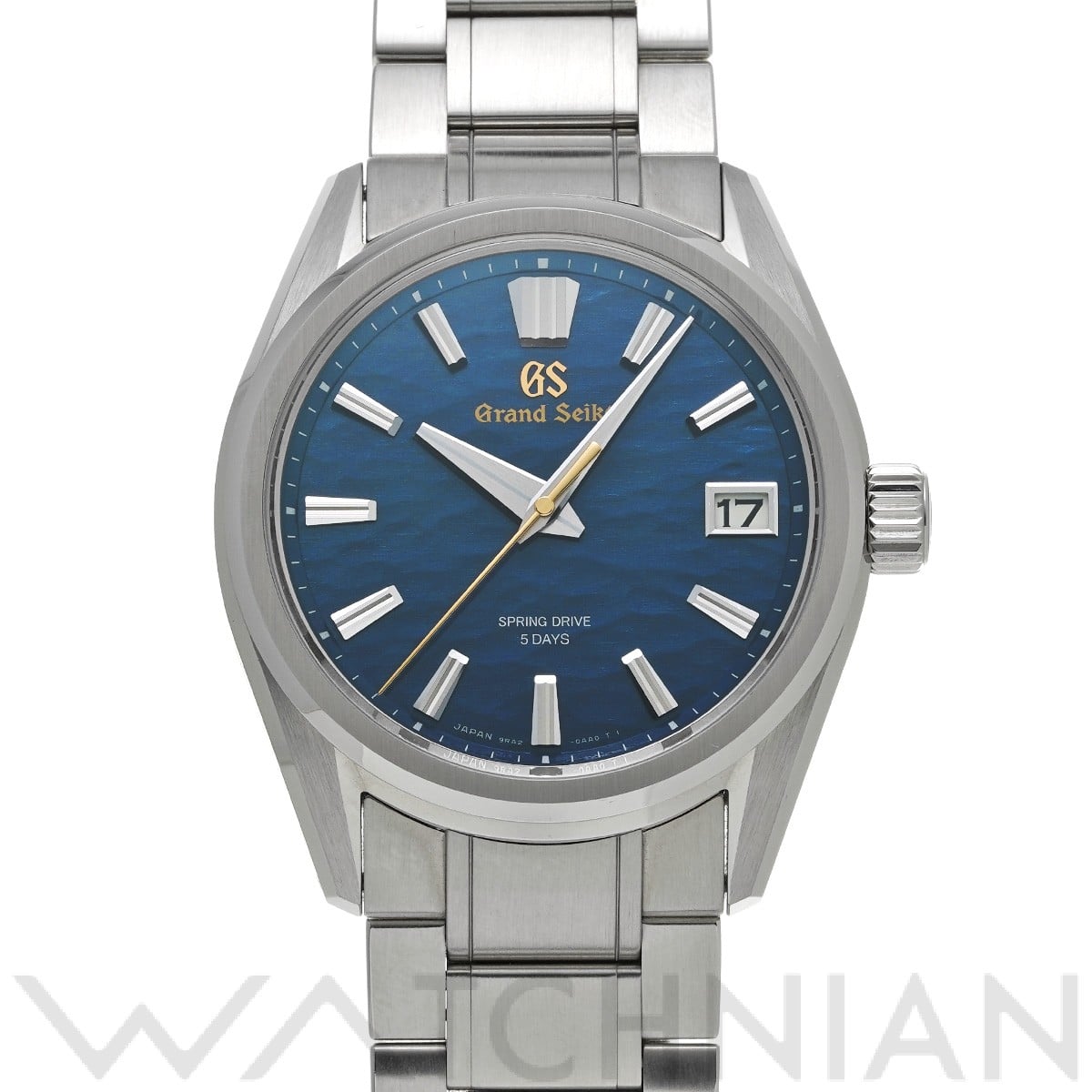 グランドセイコー エボリューション9コレクション スプリングドライブ 140th SLGA007 ブルー メンズ 時計 【中古】【wristwatch】