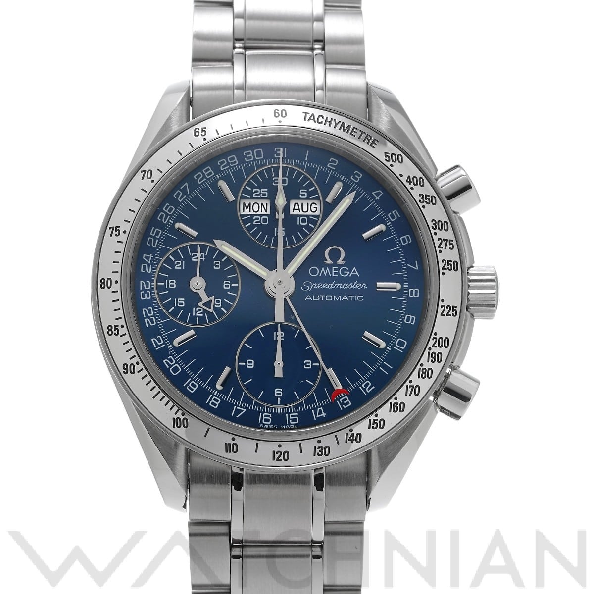 オメガ / OMEGA スピードマスター トリプルカレンダー 3523.80 ブルー メンズ 時計 【中古】【wristwatch】