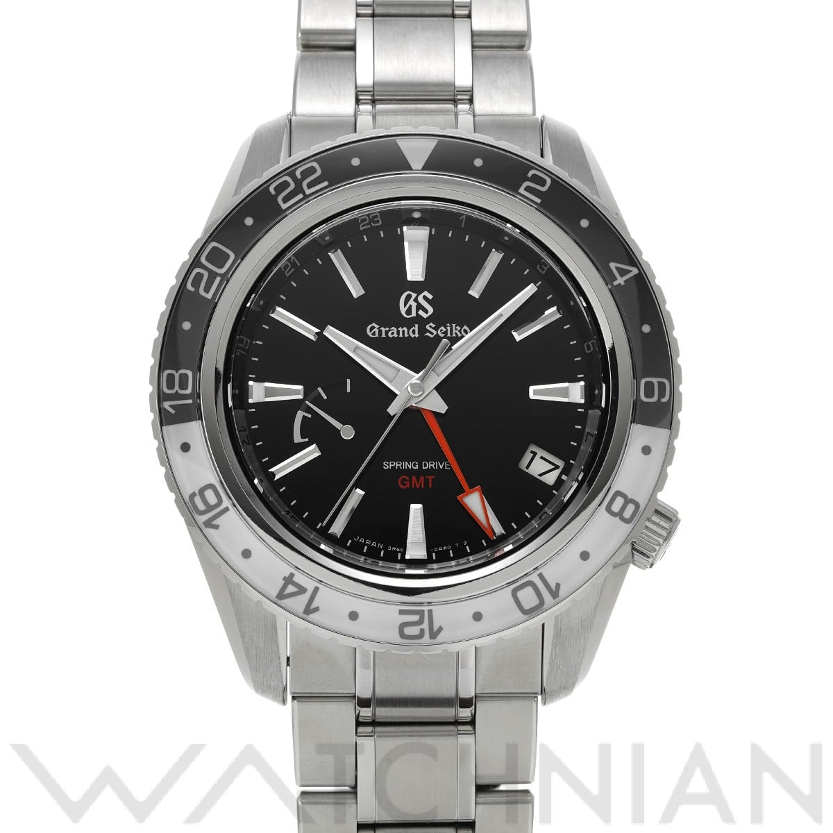 グランドセイコー スポーツコレクション スプリングドライブ GMT SBGE277 ブラック メンズ 時計 【中古】【wristwatch】