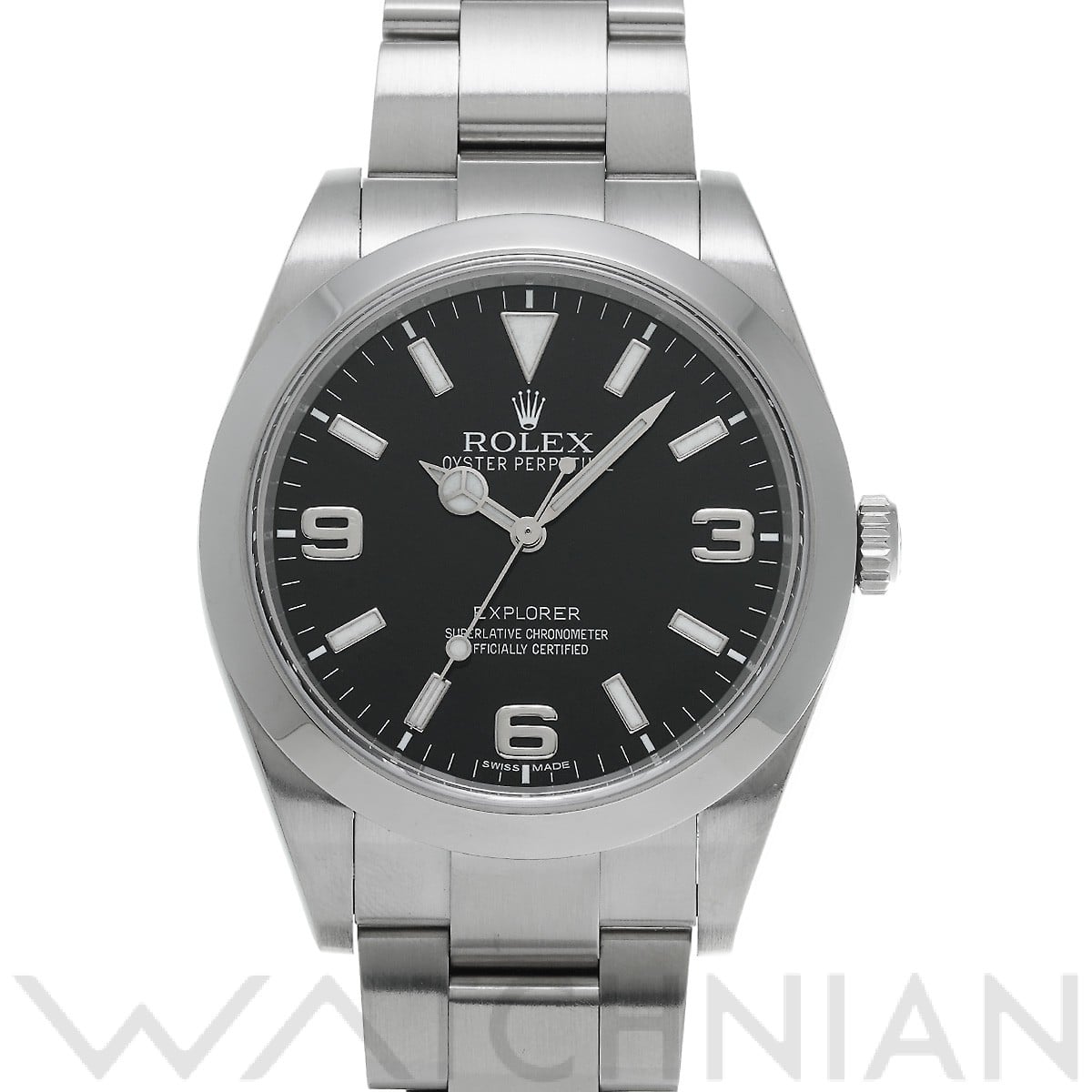 ロレックス エクスプローラー 214270 ブラック メンズ 時計 【中古】【wristwatch】