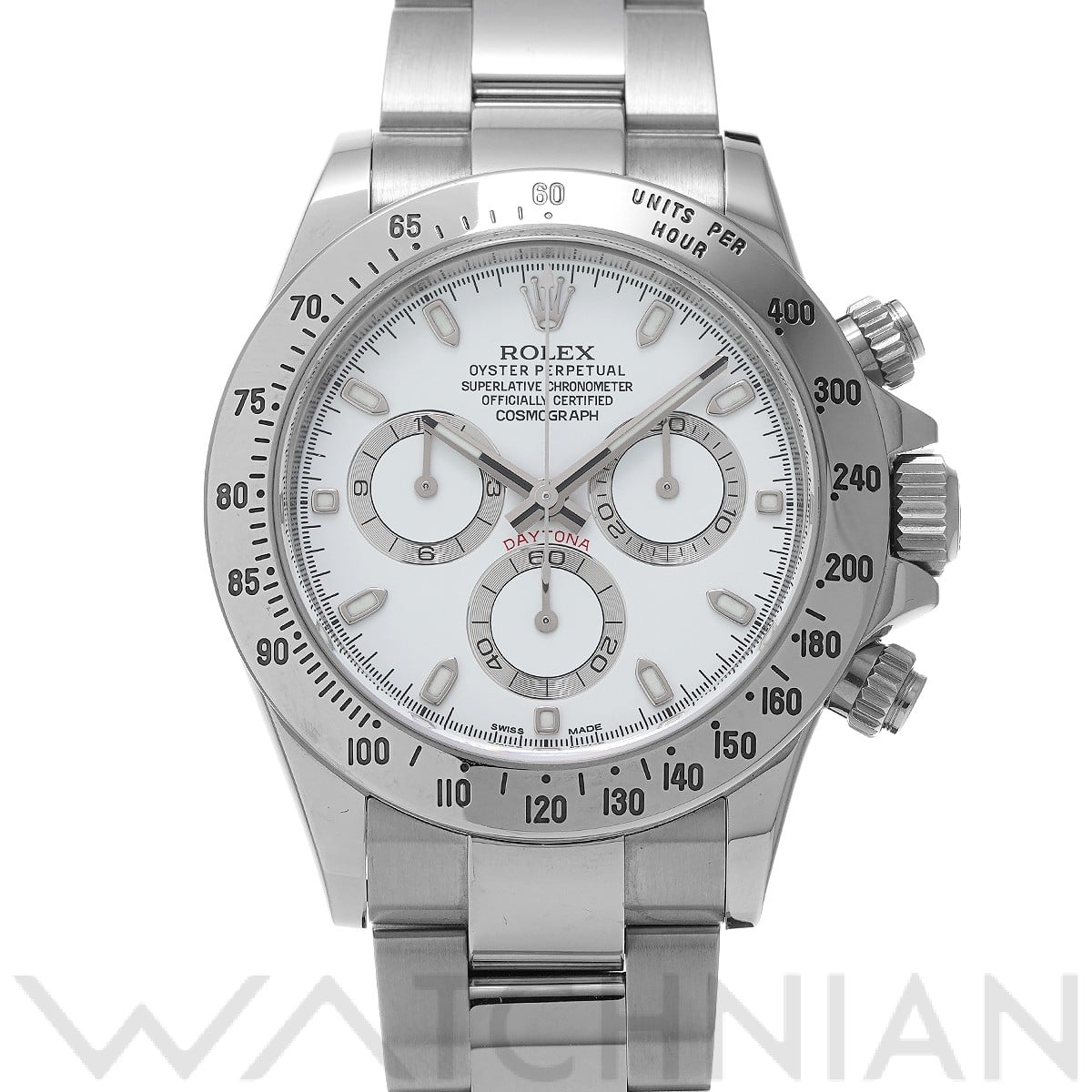 ロレックス コスモグラフ デイトナ 116520 ホワイト メンズ 時計 【中古】【wristwatch】