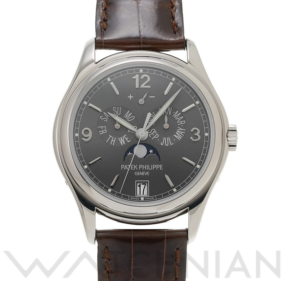 パテック フィリップ / PATEK PHILIPPE コンプリケーション アニュアルカレンダー 5146G-010 グレー メンズ 時計 【中古】【wristwatch】