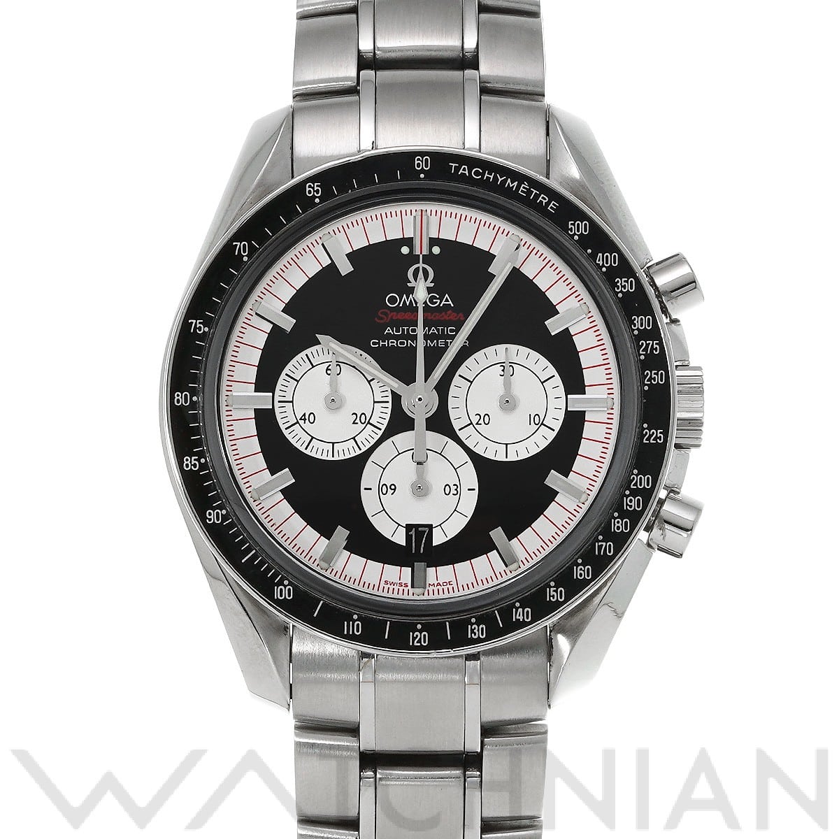 オメガ スピードマスター レジェンド ミハエル・シューマッハ 3507.51 ブラック/シルバー メンズ 時計 【中古】【wristwatch】