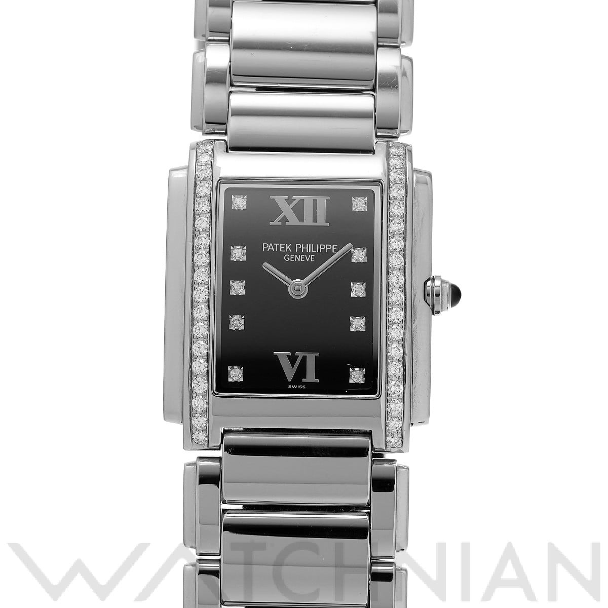 パテック フィリップ / PATEK PHILIPPE トゥエンティ-4 4910/10A-010 ブラック/ダイヤモンド レディース 時計 【中古】【wristwatch】
