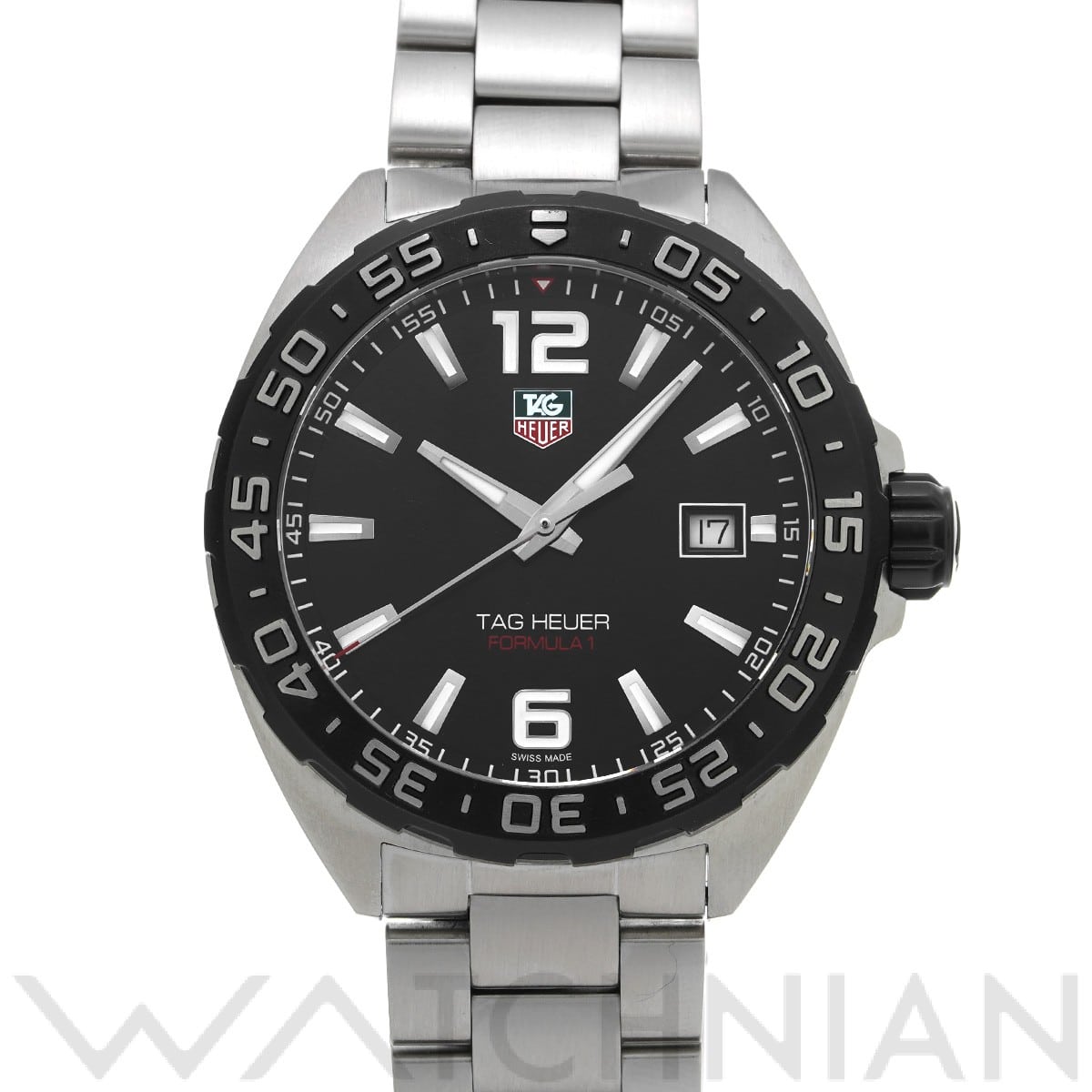 タグ ホイヤー / TAG HEUER フォーミュラ1 クォーツ WAZ1110.BA0875 ブラック メンズ 時計 【中古】【wristwatch】