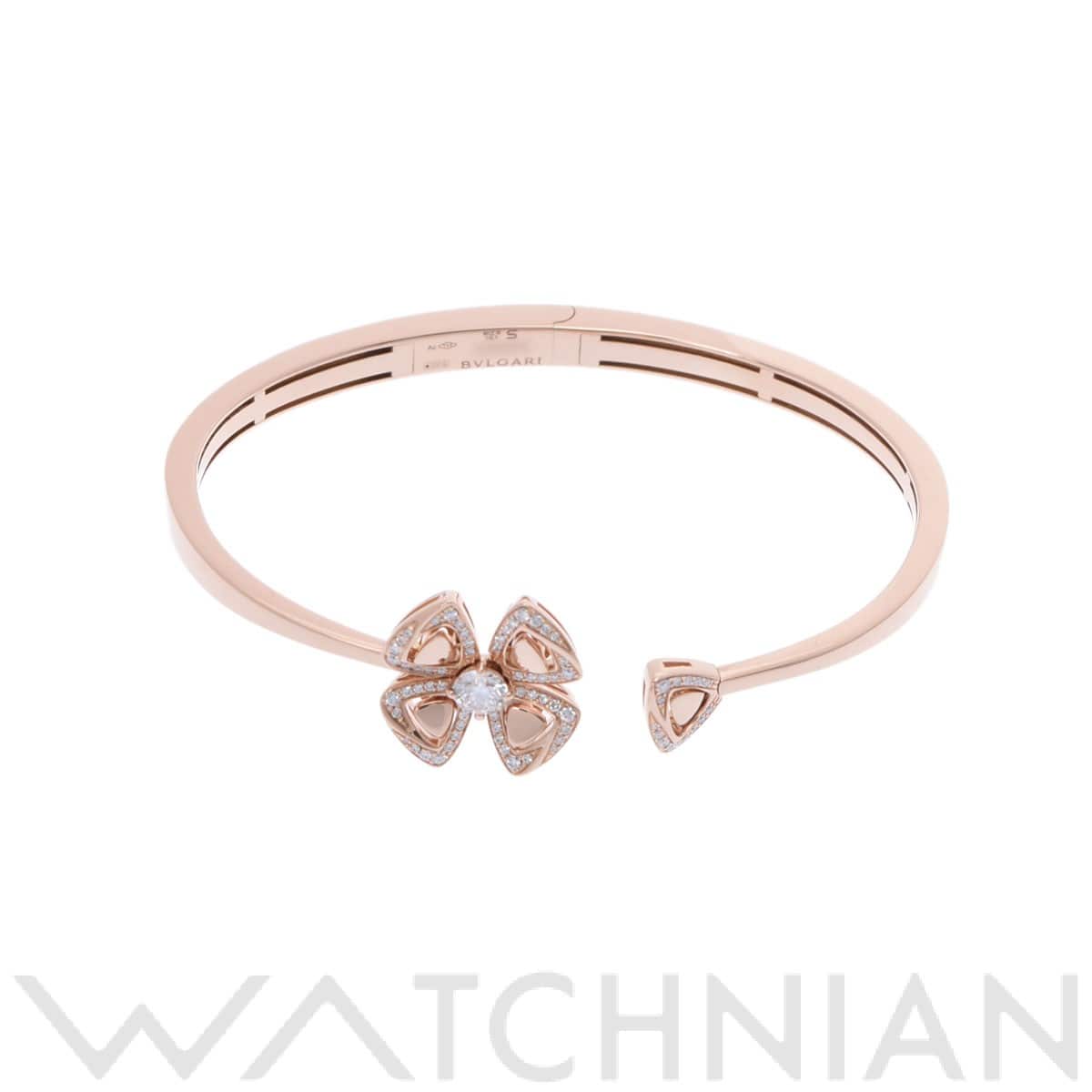 ブルガリ フィオレヴァーブレスレット #S ゴールド K18ピンクゴールド PG レディース ジュエリー 【中古】【jewelry】