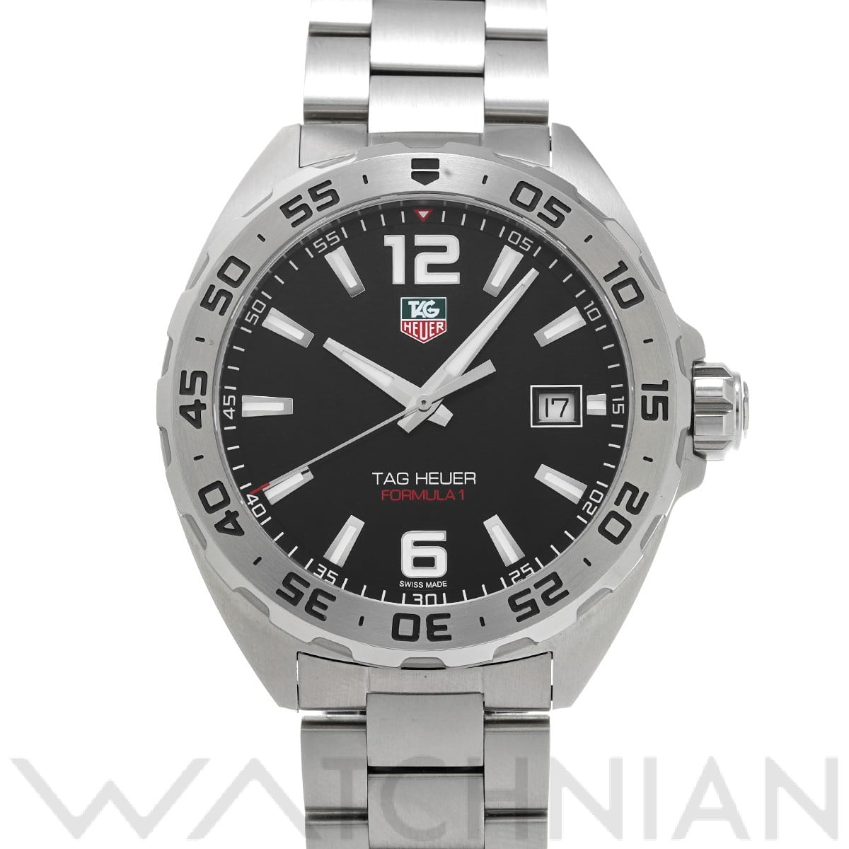 タグ ホイヤー / TAG HEUER フォーミュラ1 クォーツ WAZ1112.BA0875 ブラック メンズ 時計 【中古】【wristwatch】