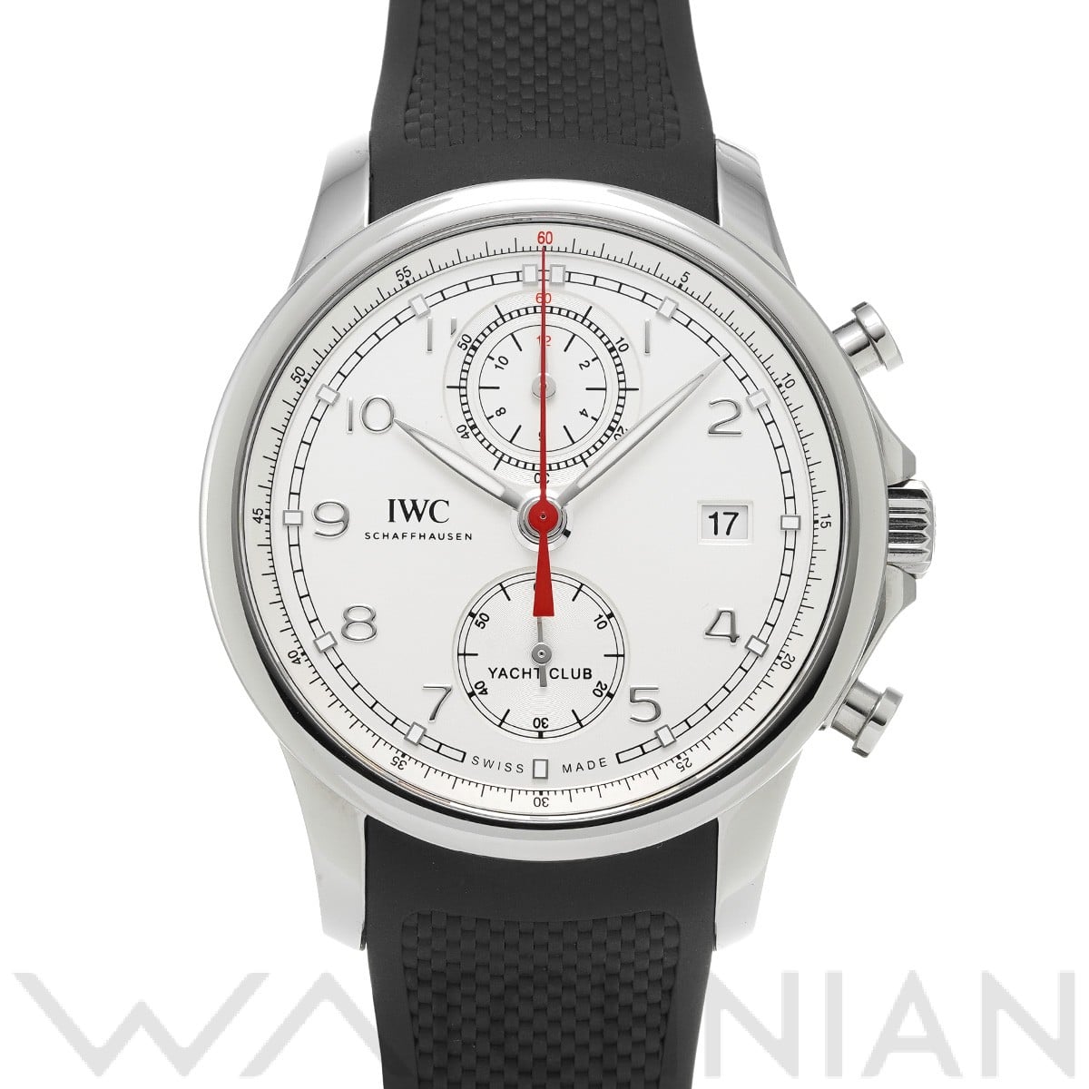 IWC ポルトギーゼ ヨットクラブ クロノグラフ IW390502 シルバーメッキ メンズ 時計 【中古】【wristwatch】