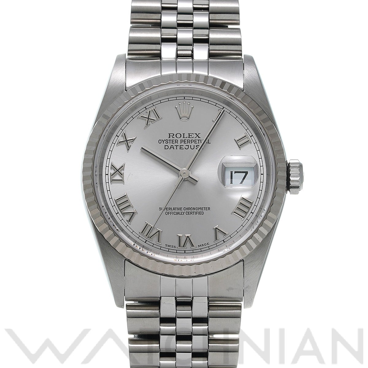 ロレックス デイトジャスト 16234 シルバー メンズ 時計 【中古】【wristwatch】