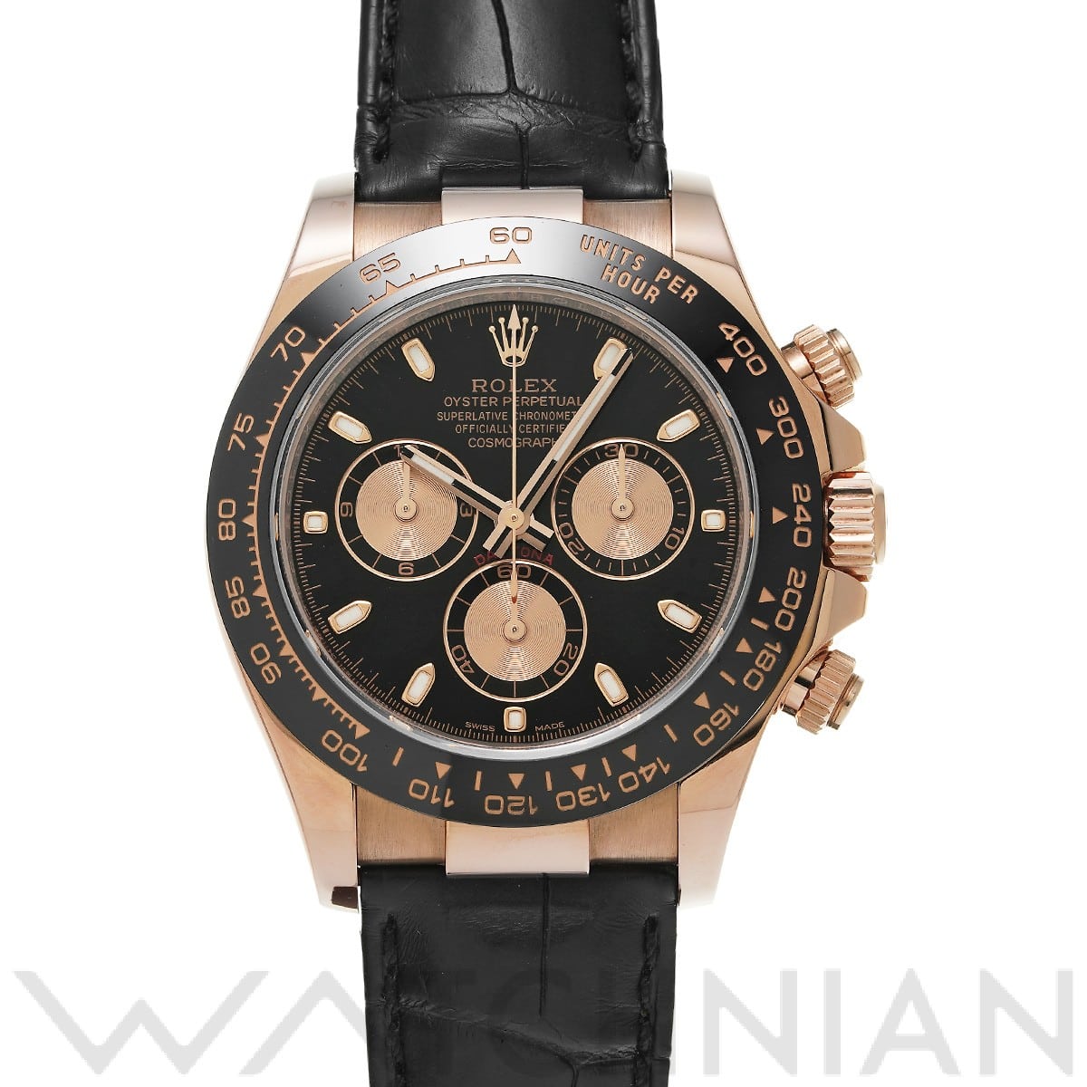 ロレックス コスモグラフ デイトナ 116515LN ブラック/ピンク メンズ 時計 【中古】【wristwatch】