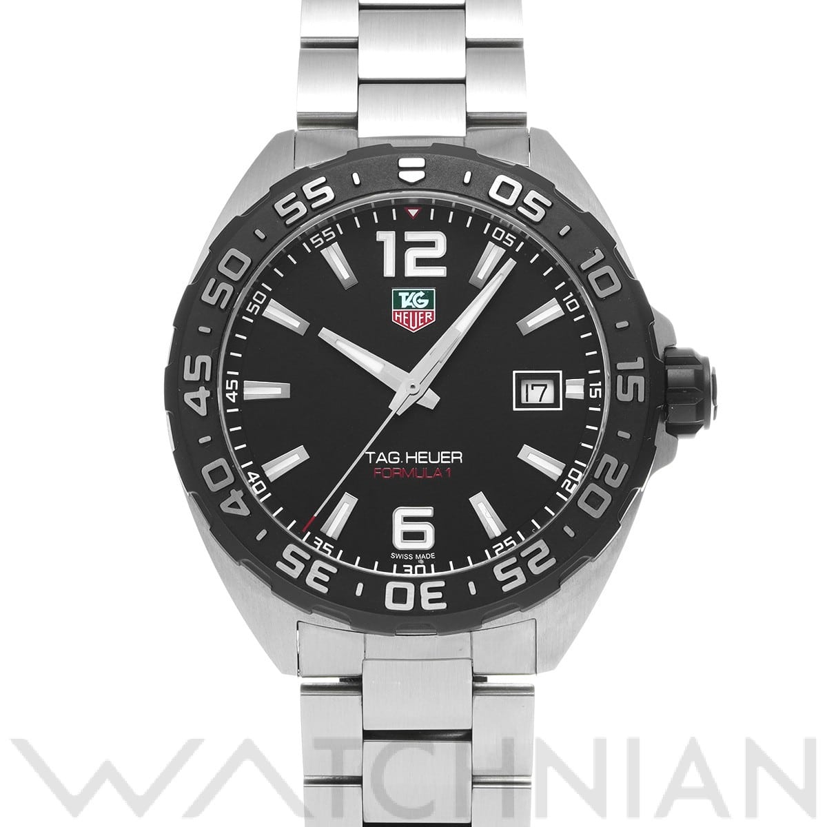 タグ ホイヤー / TAG HEUER フォーミュラ1 クォーツ WAZ1110.BA0875 ブラック メンズ 時計 【中古】【wristwatch】