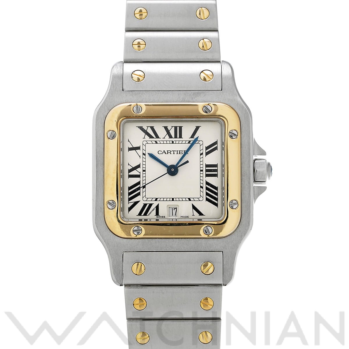 カルティエ / CARTIER サントス ガルベ LM W20011C4 シルバー メンズ 時計 【中古】【wristwatch】