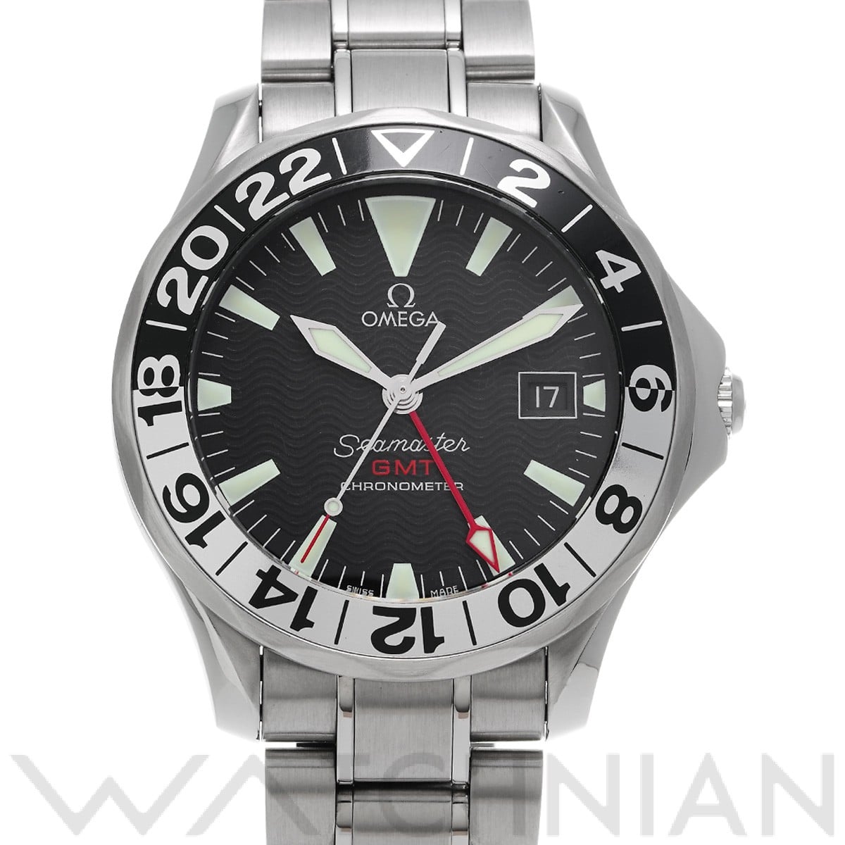 オメガ / OMEGA シーマスター 300 GMT 50th 2234.50 ブラック メンズ 時計 【中古】【wristwatch】
