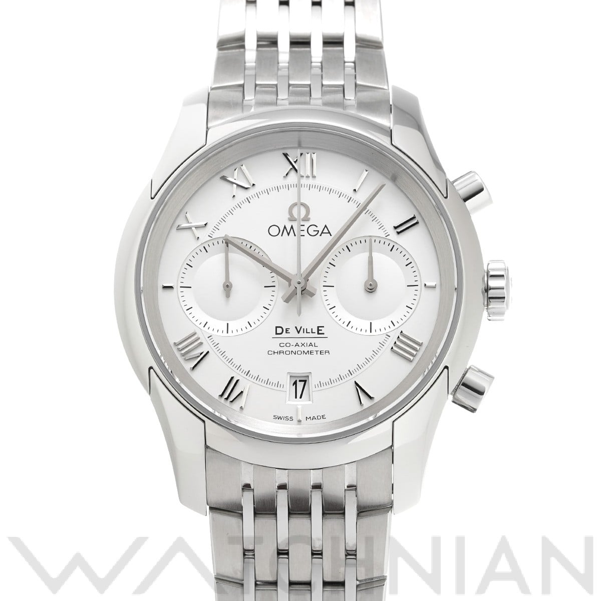 オメガ / OMEGA デ・ヴィル アワービジョン コーアクシャル クロノグラフ 431.10.42.51.02.001 シルバー メンズ 時計 【中古】【wristwatch】