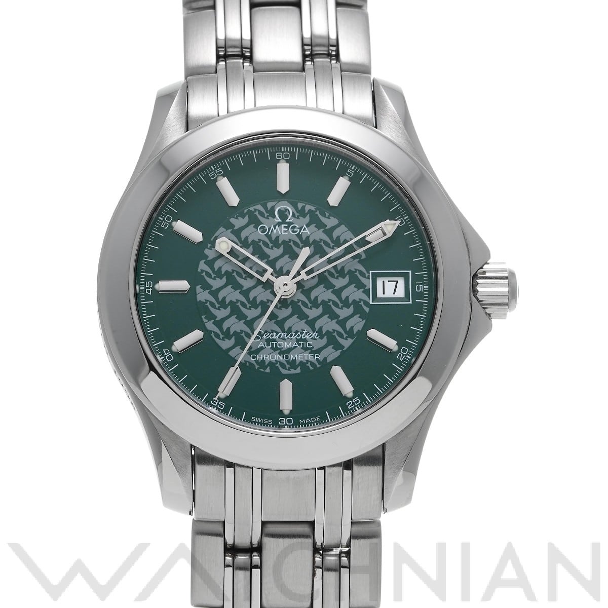 オメガ / OMEGA シーマスター 120 ジャック・マイヨール 1998 2506.70 グリーン メンズ 時計 【中古】【wristwatch】