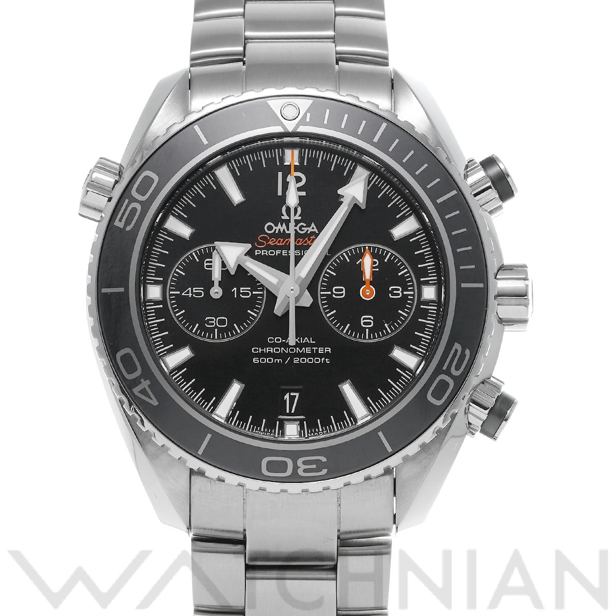 オメガ / OMEGA シーマスター プラネットオーシャン 600 コーアクシャル クロノグラフ 232.30.46.51.01.001 ブラック メンズ 時計 【中古】【wristwatch】