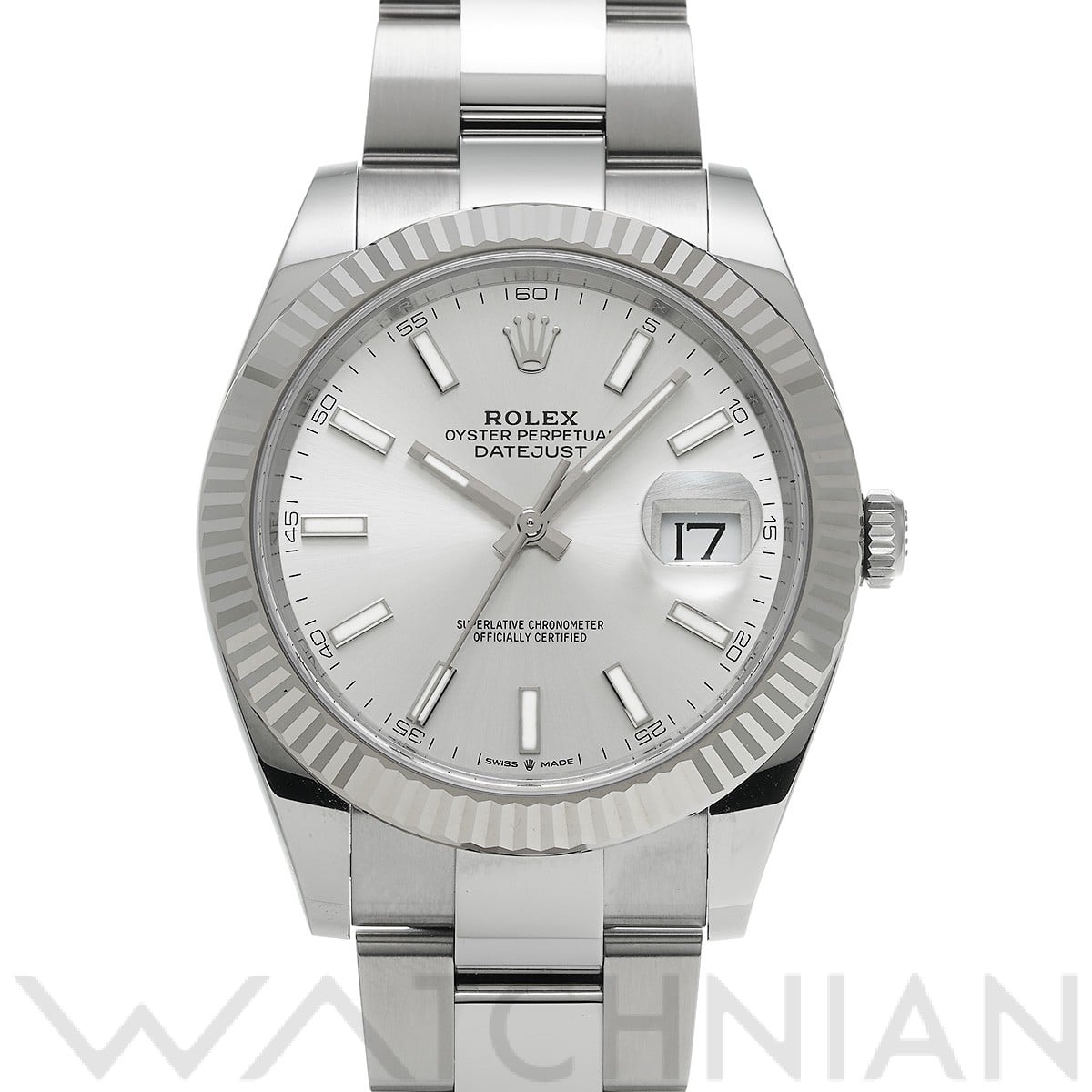 ロレックス デイトジャスト 41 126334 シルバー メンズ 時計 【中古】【wristwatch】