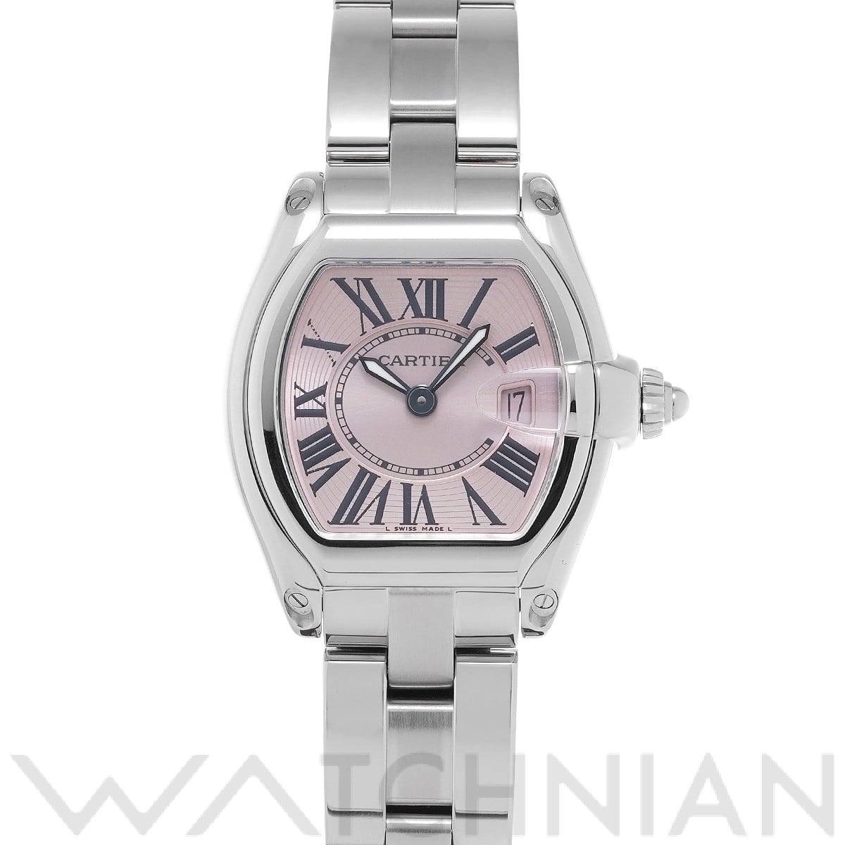 カルティエ / CARTIER ロードスター SM W62017V3 ピンク レディース 時計 【中古】【wristwatch】