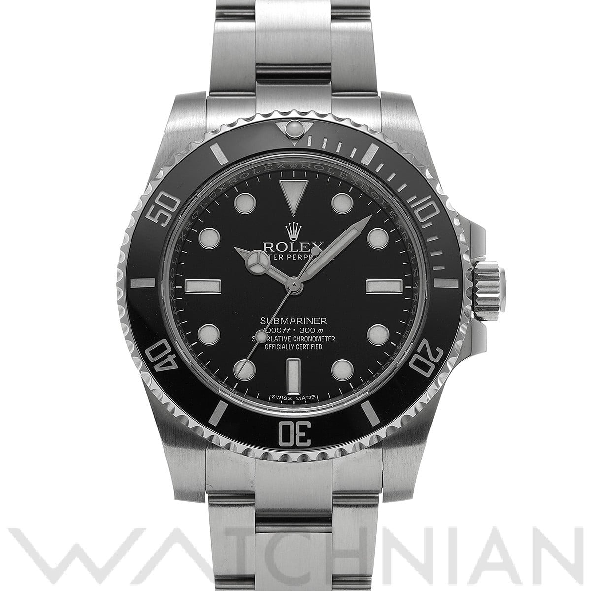 ロレックス サブマリーナ 114060 ブラック メンズ 時計 【中古】【wristwatch】