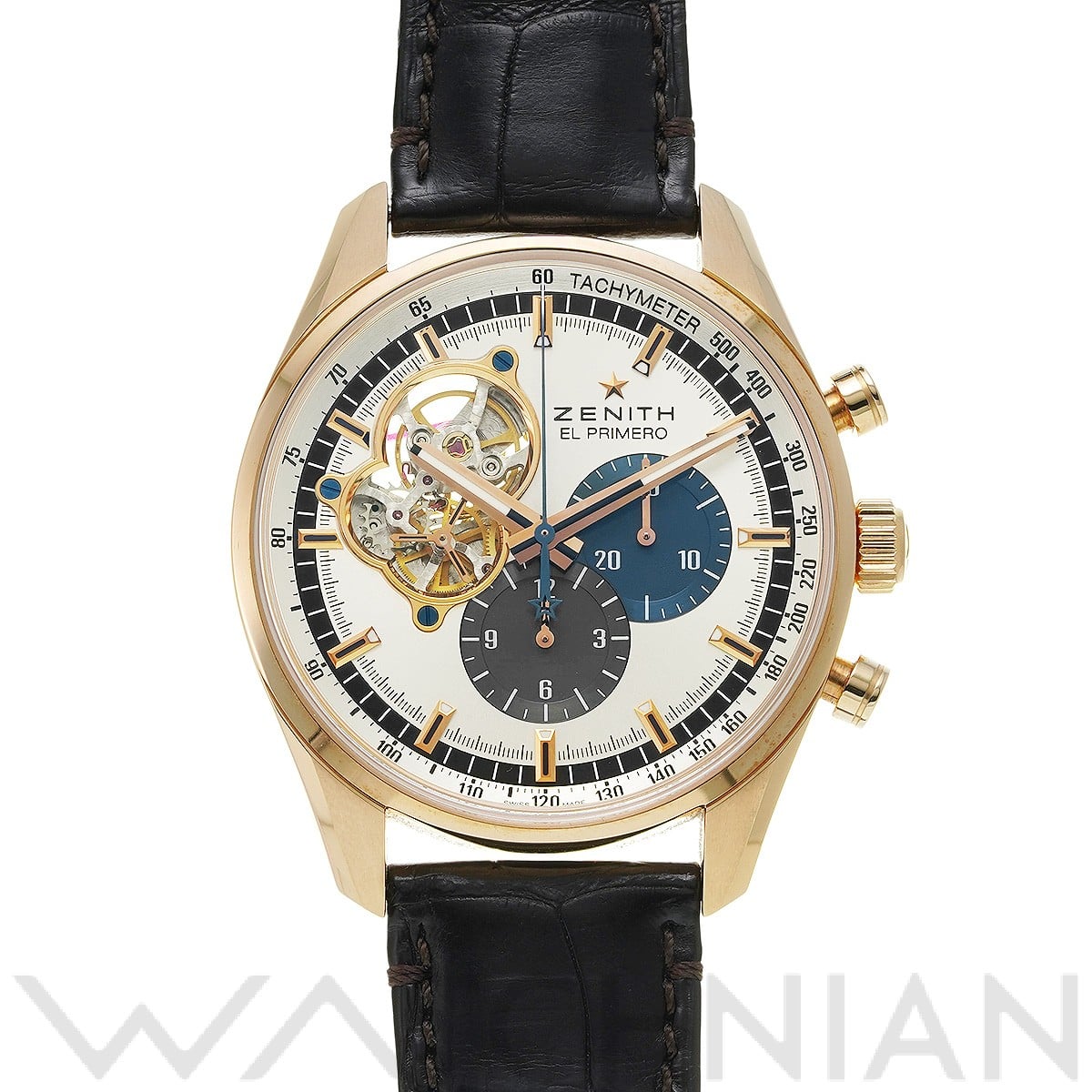 ゼニス / ZENITH クロノマスター エル・プリメロ オープン 18.2040.4061/69.C494 シルバー メンズ 時計 【中古】【wristwatch】