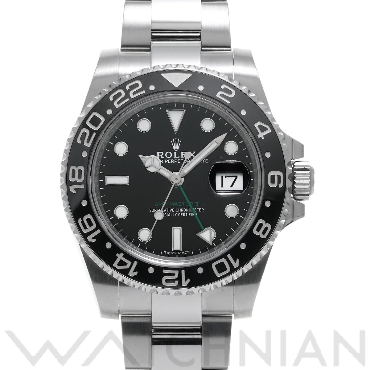 ロレックス GMTマスターII 116710LN ブラック メンズ 時計 【中古】【wristwatch】