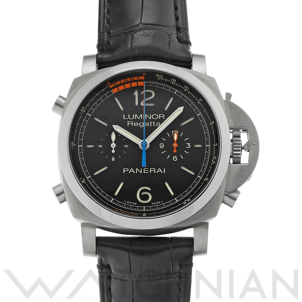 パネライ / PANERAI ルミノール 1950 レガッタ 3デイズ クロノ フライバック オートマティック チタニオ PAM00526 ブラック メンズ 時計 【中古】【wristwatch】