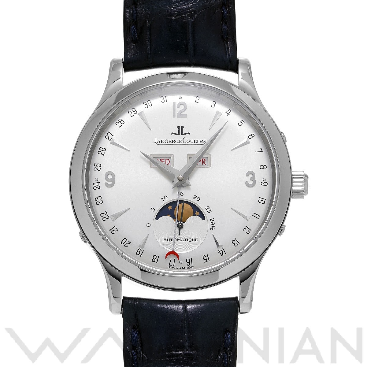 ジャガー ルクルト マスター ムーン 840.982.84B シルバー メンズ 時計 【中古】【wristwatch】