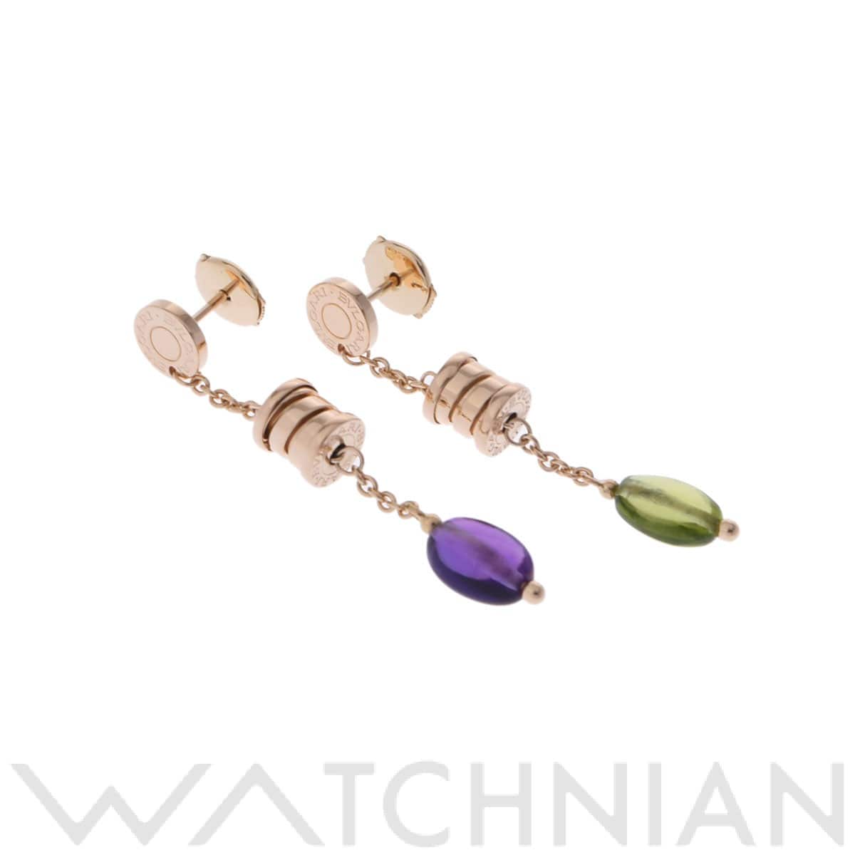 ブルガリ B.ZERO1 エレメント ピアス ゴールド K18イエローゴールド YG レディース ジュエリー 【中古】【jewelry】
