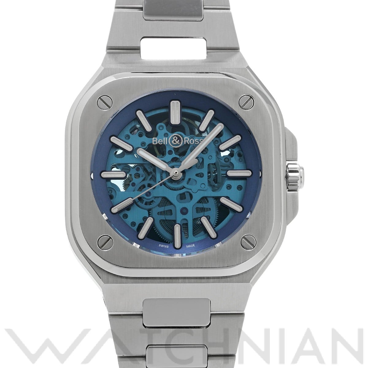 ベル＆ロス / Bell & Ross BR 05 スケルトン ブルー BR05A-BLU-SK-ST/SST スケルトン メンズ 時計 【中古】【wristwatch】