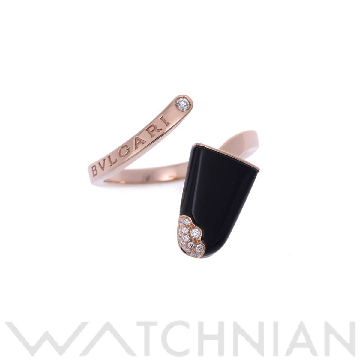 ブルガリ ジェラーティ リング #54 ゴールド 356121 K18ピンクゴールド PG レディース ジュエリー 【中古】【jewelry】