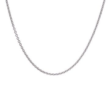 ブルガリ チェーンネックレス シルバー K18ホワイトゴールド WG レディース ジュエリー 【中古】【jewelry】