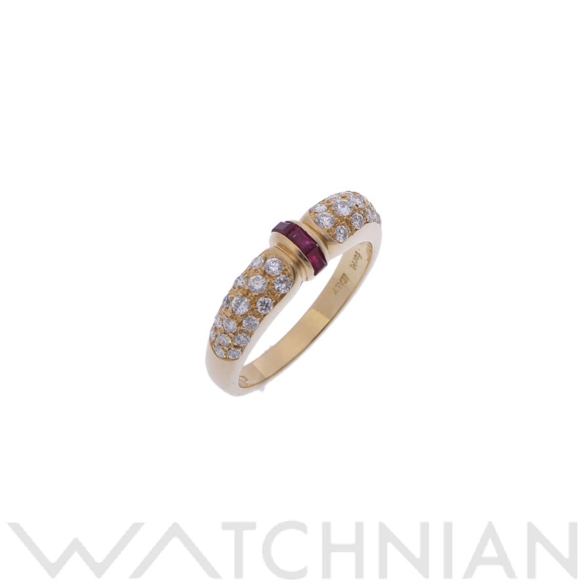 ミキモト ルビーリング ゴールド K18イエローゴールド YG レディース ジュエリー 【中古】【jewelry】