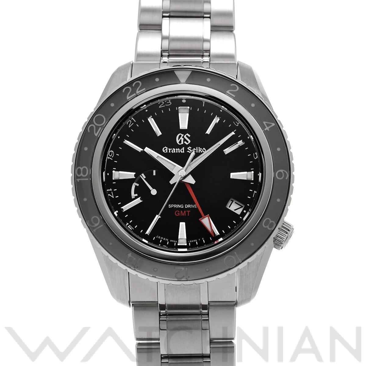 グランドセイコー / Grand Seiko スポーツコレクション スプリングドライブ GMT SBGE201 ブラック メンズ 時計 【中古】【wristwatch】