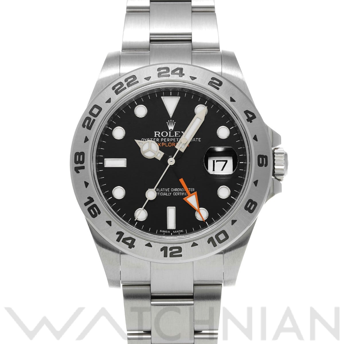 ロレックス エクスプローラーII 216570 ブラック メンズ 時計 【中古】【wristwatch】