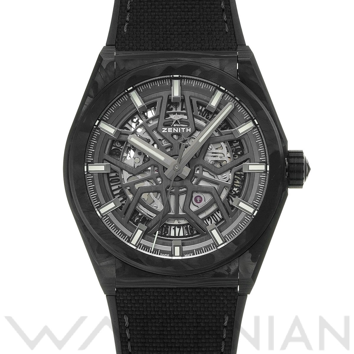 ゼニス / ZENITH デファイ クラシック カーボン 10.9000.670/80.R795 スケルトン メンズ 時計 【中古】【wristwatch】